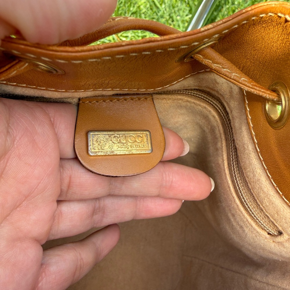EUC Gucci Micro GG Bucket crossbody Bag - Picture 11 of 11